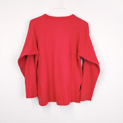 VIN-TEE-26538 Vintage μπλούζα κόκκινη unisex  M