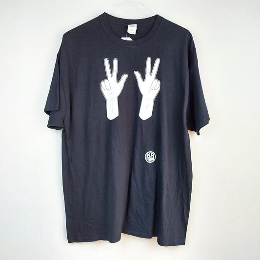 VIN-TEE-27728 Vintage T-shirt μαύρο XL 