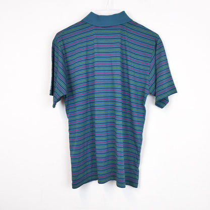 VIN-TEE-26540 Vintage t-shirt polο ριγέ M