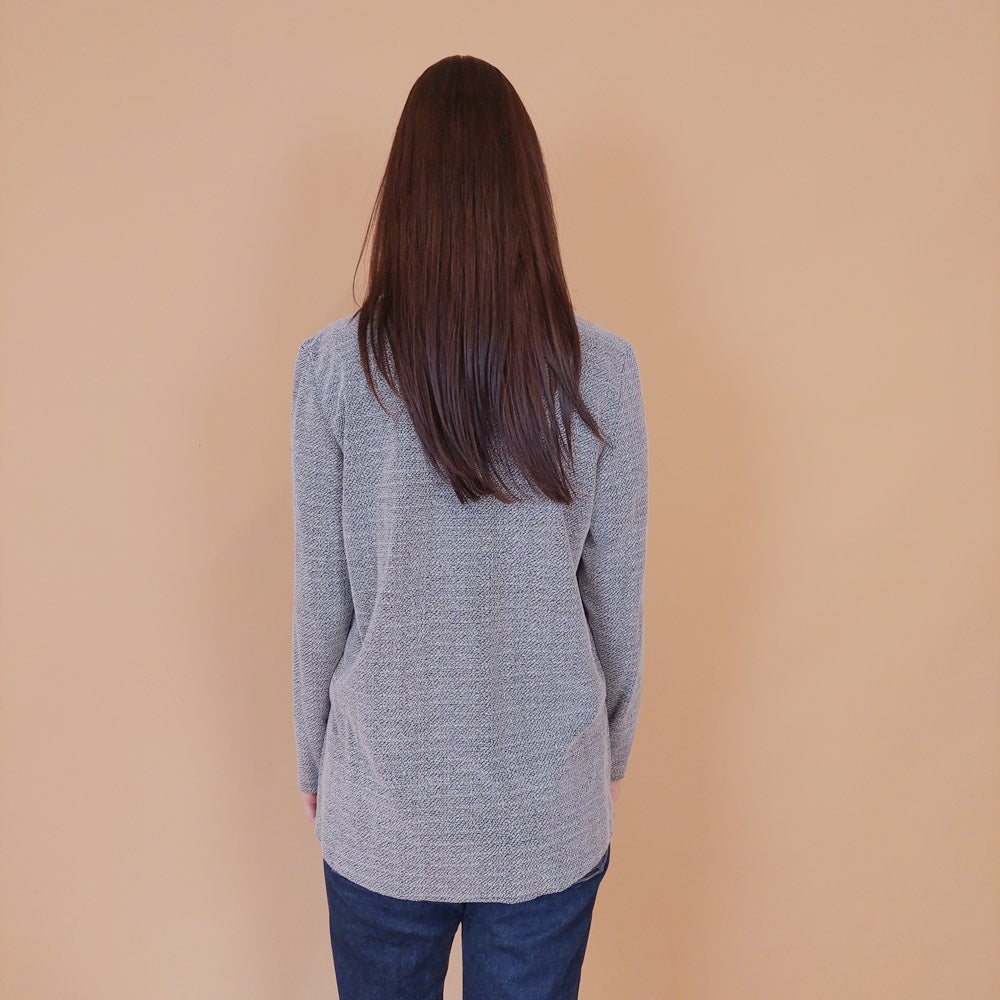 VIN-BLO-32524 Vintage πουκάμισο με ιδιαίτερη υφή M