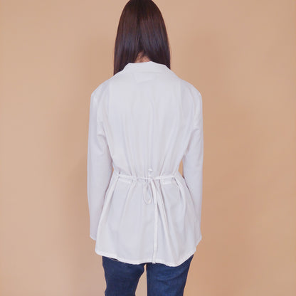 VIN-BLO-32617 Vintage top λευκό Kookai L