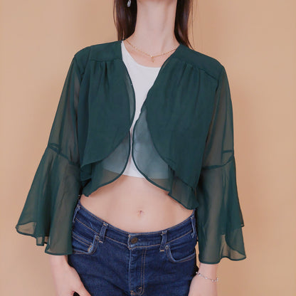 VIN-BLO-32515 Vintage top ζακέτα L-XL