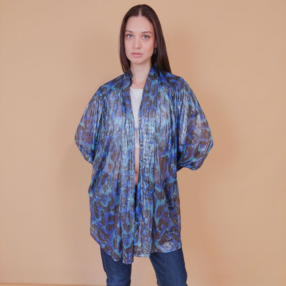 VIN-BLO-32514 Vintage top ζακέτα M-L