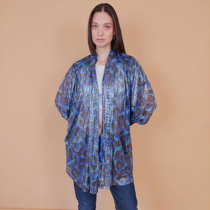 VIN-BLO-32514 Vintage top ζακέτα M-L