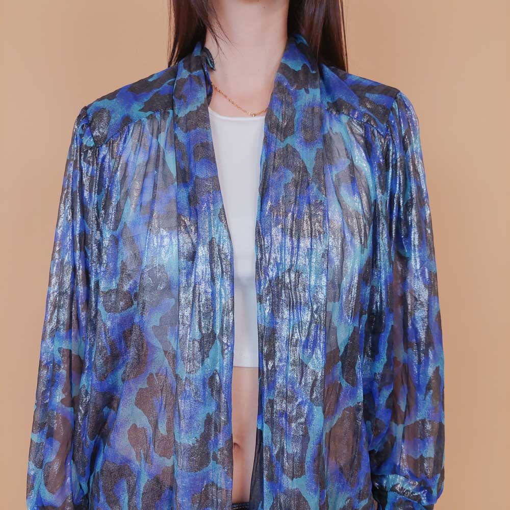 VIN-BLO-32514 Vintage top ζακέτα M-L