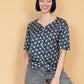 VIN-BLO-23053 Vintage πουκάμισο φλοράλ M