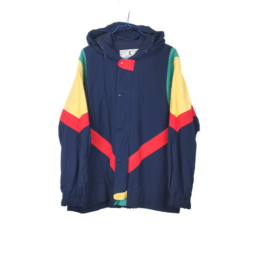 VIN-SW-34249 Vintage λεπτό μπουφάν με επένδυση γυναικείο 90's style L-XL