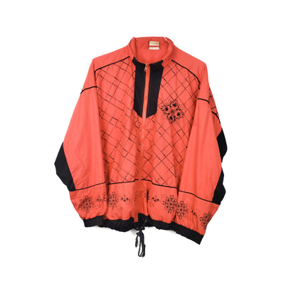 VIN-SW-34245 Vintage λεπτό μπουφάν με επένδυση γυναικείο 90's style XL