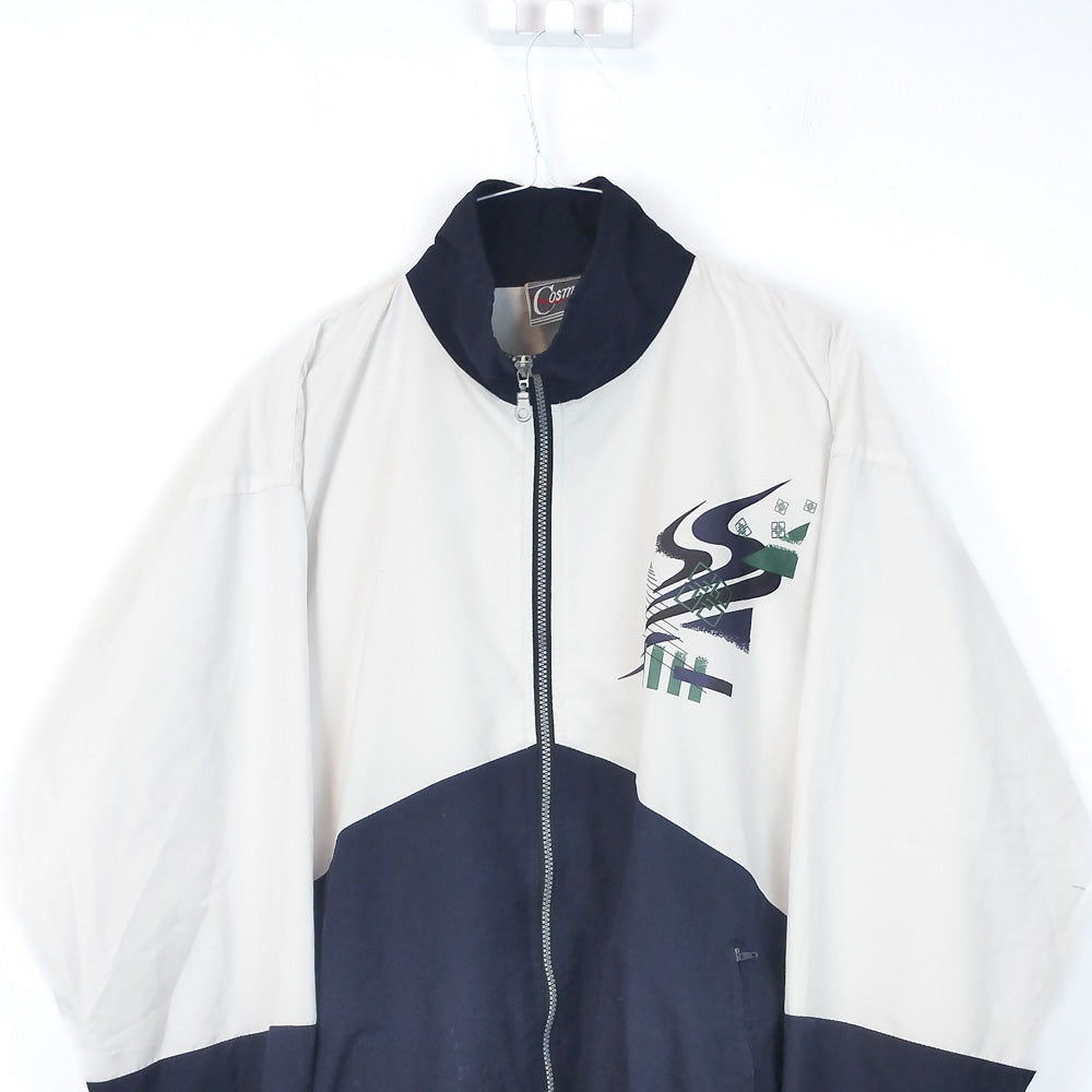 VIN-SW-34259 Vintage αντιανεμική ζακέτα unisex 90's style L