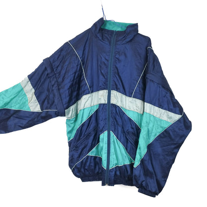 VIN-SW-34261 Vintage αντιανεμική ζακέτα unisex 90's style M