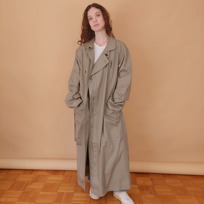 VIN-OUTW-34851 Vintage καμπαρντίνα χακί Μ-L