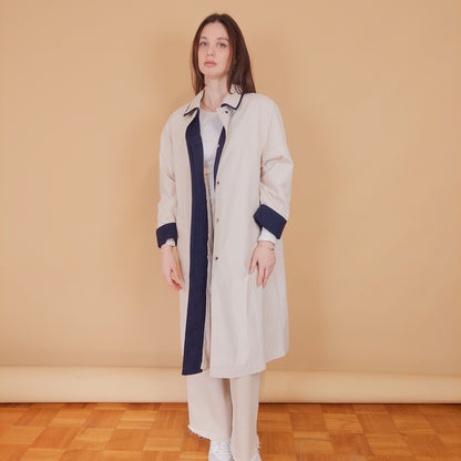 VIN-OUTW-34203 Vintage καμπαρντίνα γυναικεία M-L