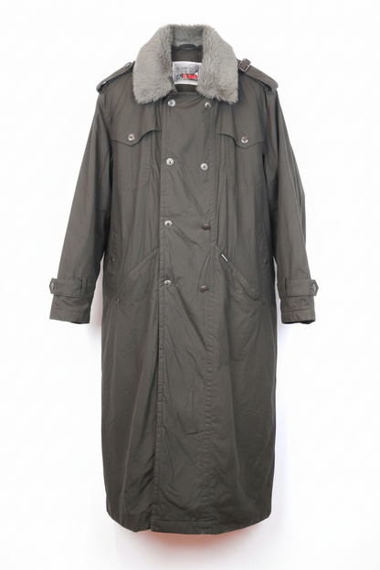 VIN-OUTW-34686 Vintage καμπαρντίνα χακί XL