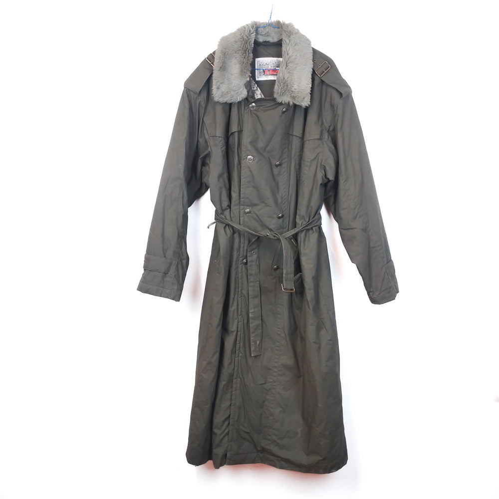 VIN-OUTW-34686 Vintage καμπαρντίνα χακί XL