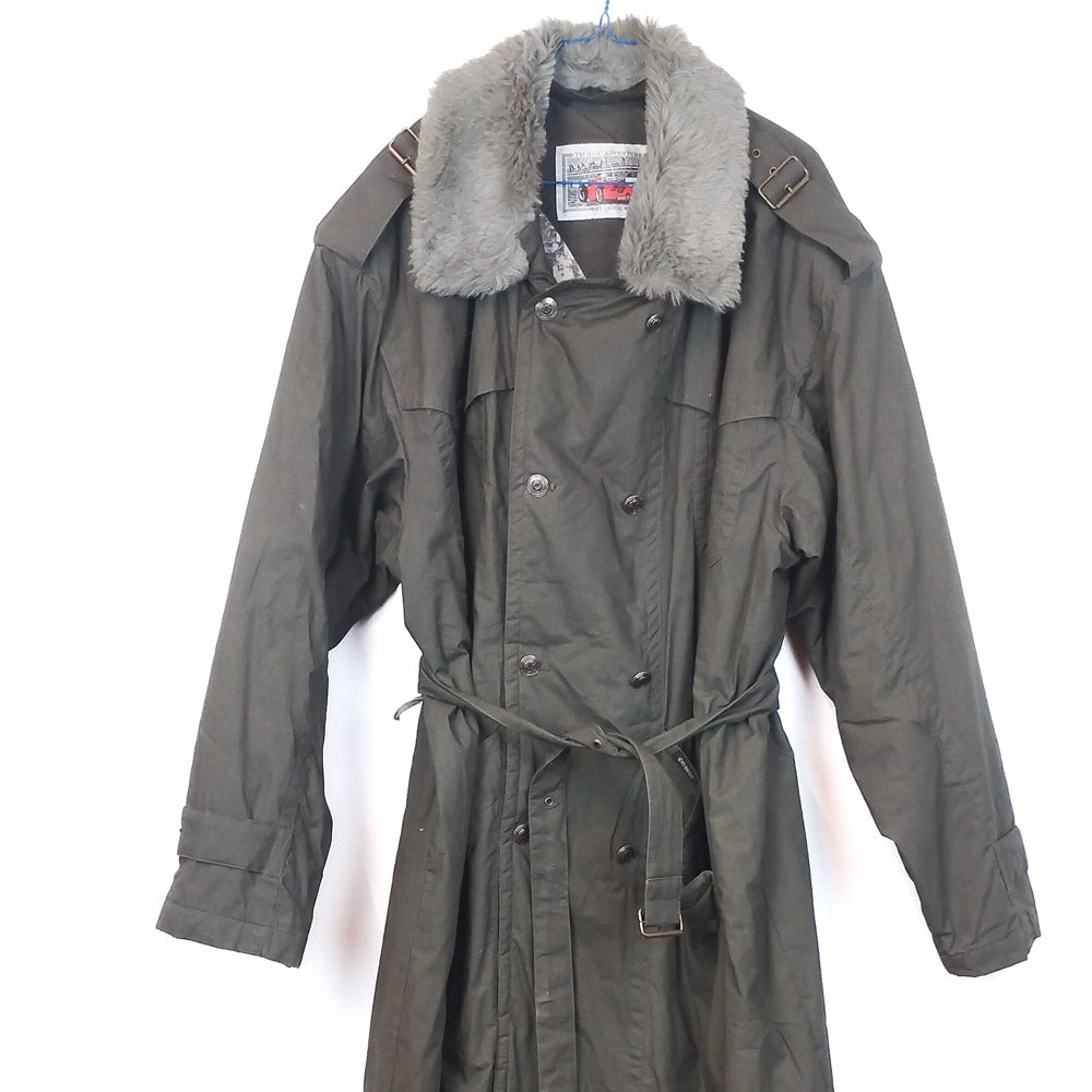 VIN-OUTW-34686 Vintage καμπαρντίνα χακί XL