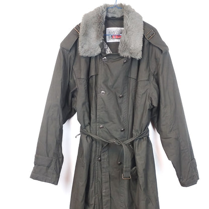 VIN-OUTW-34686 Vintage καμπαρντίνα χακί XL