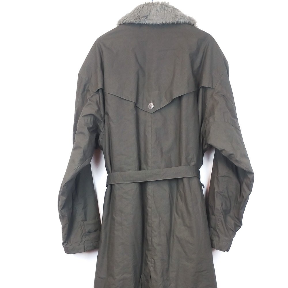 VIN-OUTW-34686 Vintage καμπαρντίνα χακί XL