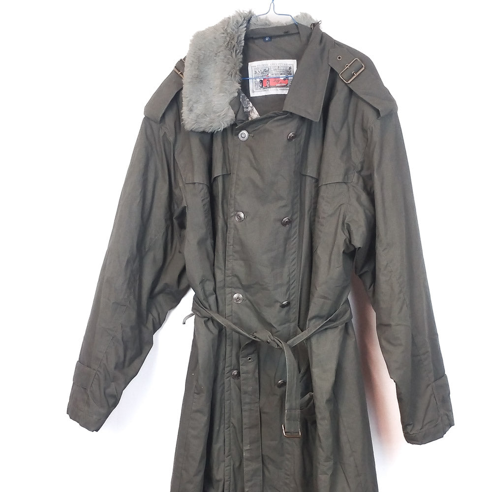 VIN-OUTW-34686 Vintage καμπαρντίνα χακί XL