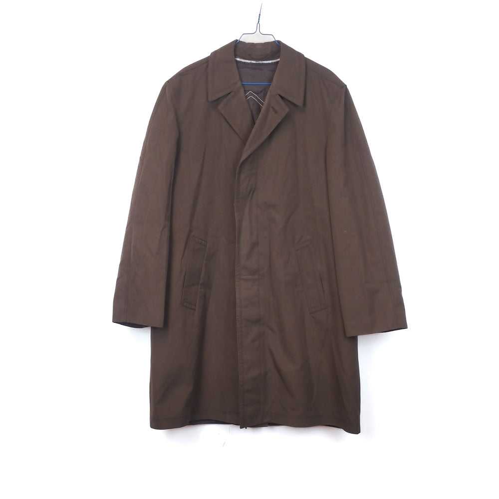 VIN-OUTW-34858 Vintage καμπαρντίνα καφέ Μ