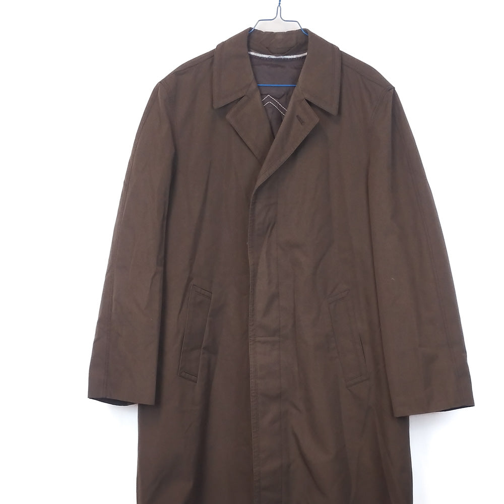 VIN-OUTW-34858 Vintage καμπαρντίνα καφέ Μ