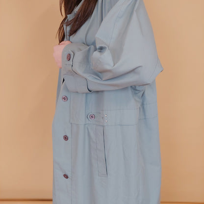 VIN-OUTW-34185 Vintage καμπαρντίνα γυναικεία μακριά M-L