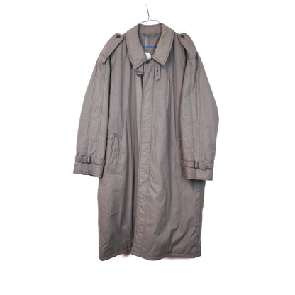 VIN-OUTW-33636 Vintage καμπαρντίνα μακριά γκρι L