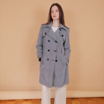 VIN-OUTW-34188 Vintage καμπαρντίνα αδιάβροχη γυναικεία M-L