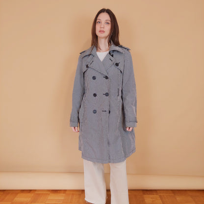 VIN-OUTW-34188 Vintage καμπαρντίνα αδιάβροχη γυναικεία M-L