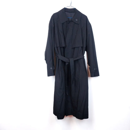 VIN-OUTW-34861 Vintage καμπαρντίνα μαύρη XL