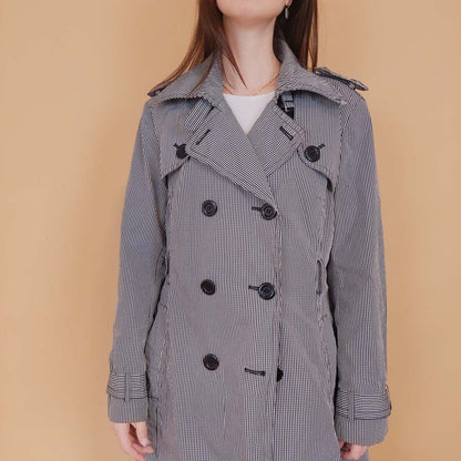 VIN-OUTW-34188 Vintage καμπαρντίνα αδιάβροχη γυναικεία M-L