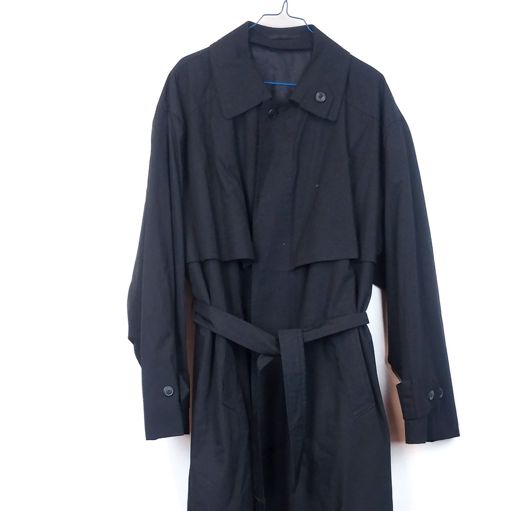 VIN-OUTW-34861 Vintage καμπαρντίνα μαύρη XL