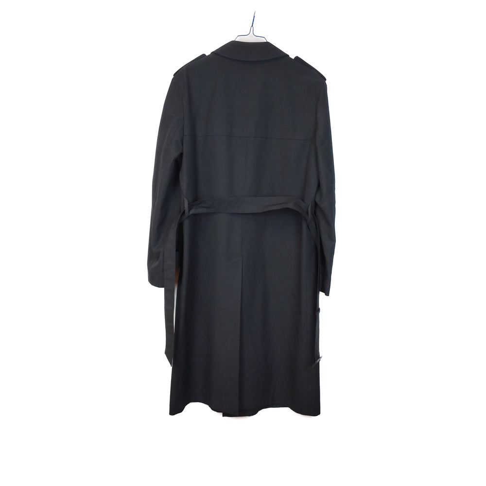 VIN-OUTW-33880 Vintage καμπαρντίνα μακριά μαύρο S