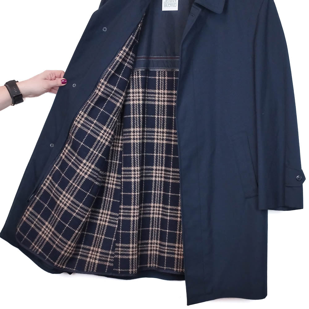 VIN-OUTW-33855 Vintage καμπαρντίνα μπλε M