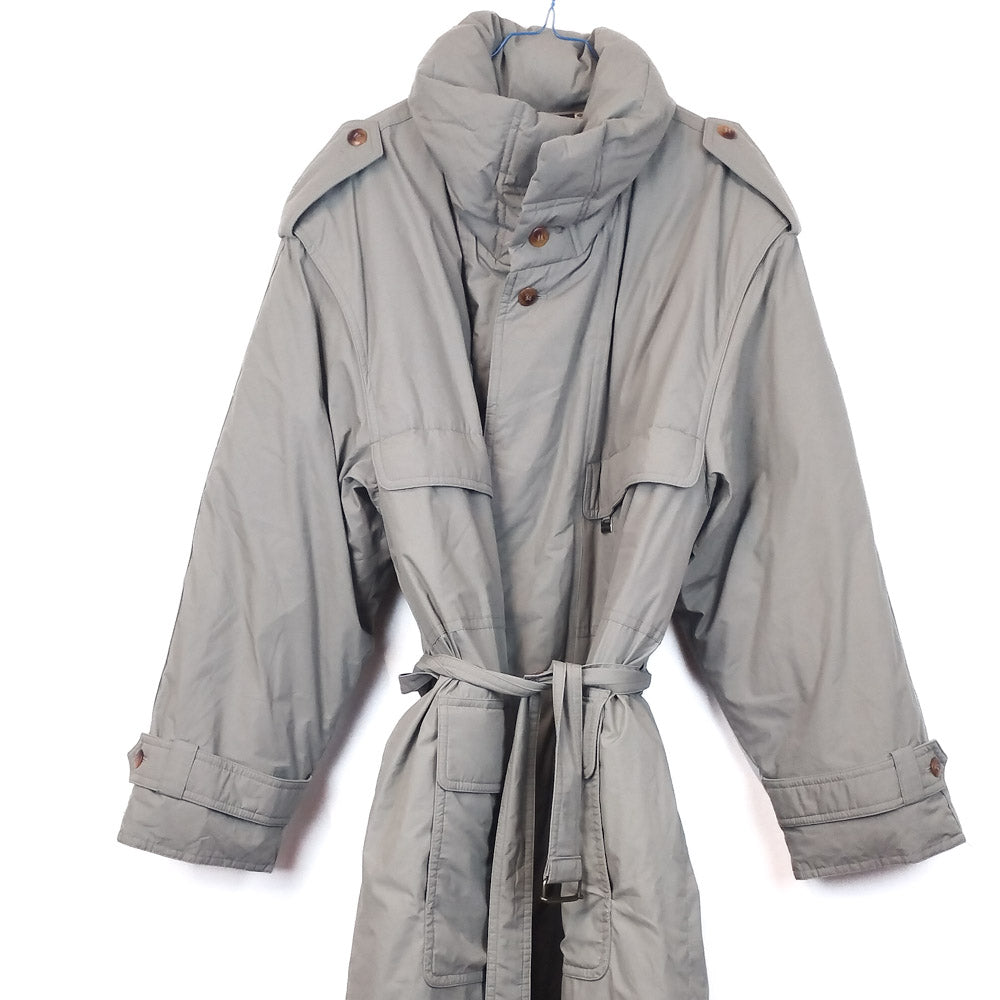 VIN-OUTW-34862 Vintage καμπαρντίνα χακί XL