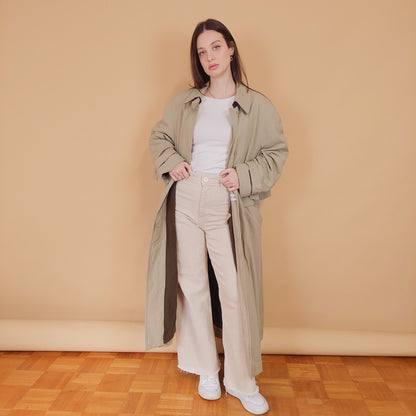 VIN-OUTW-34191 Vintage καμπαρντίνα γυναικεία με επένδυση XL