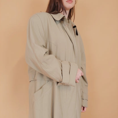 VIN-OUTW-34191 Vintage καμπαρντίνα γυναικεία με επένδυση XL