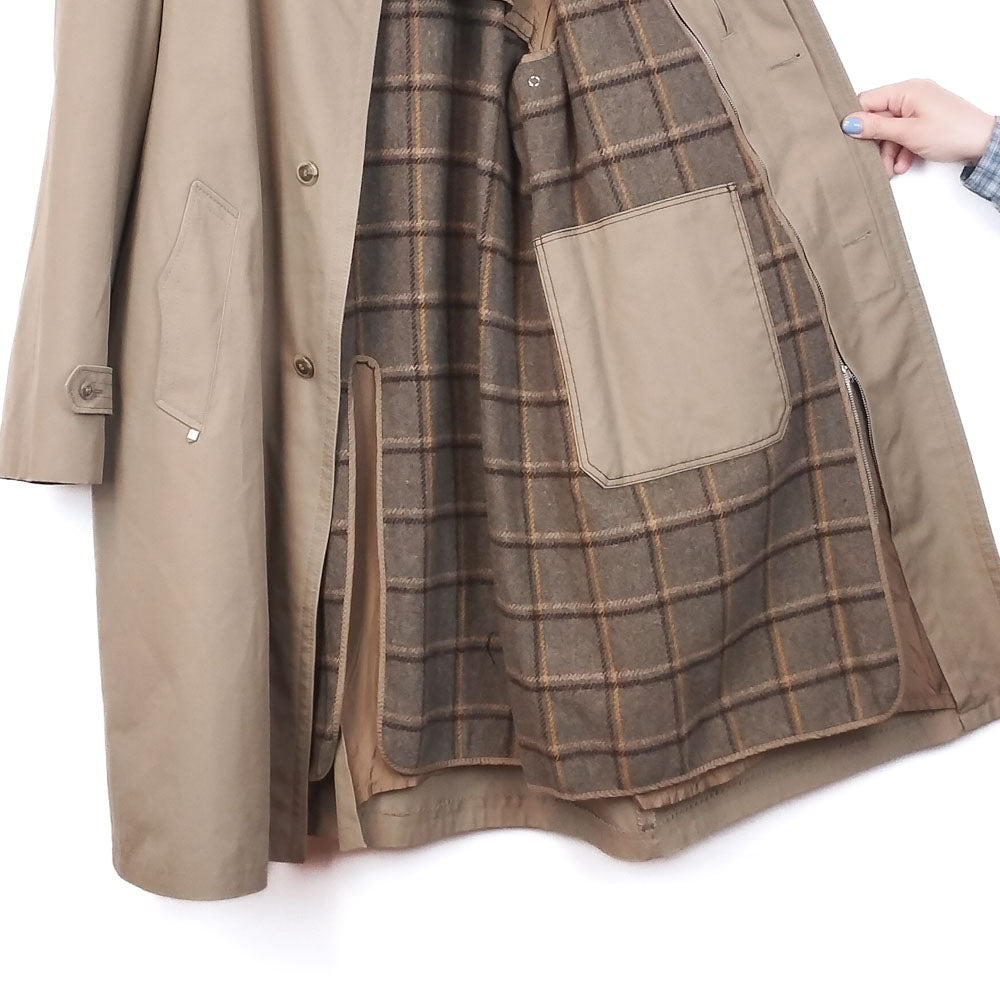 VIN-OUTW-34864 Vintage καμπαρντίνα μπεζ Μ-L