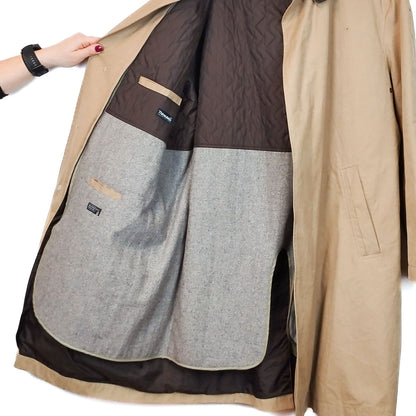 VIN-OUTW-33922 Vintage καμπαρντίνα μπεζ XL