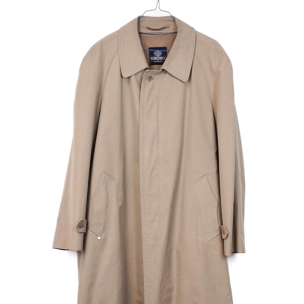 VIN-OUTW-34864 Vintage καμπαρντίνα μπεζ Μ-L