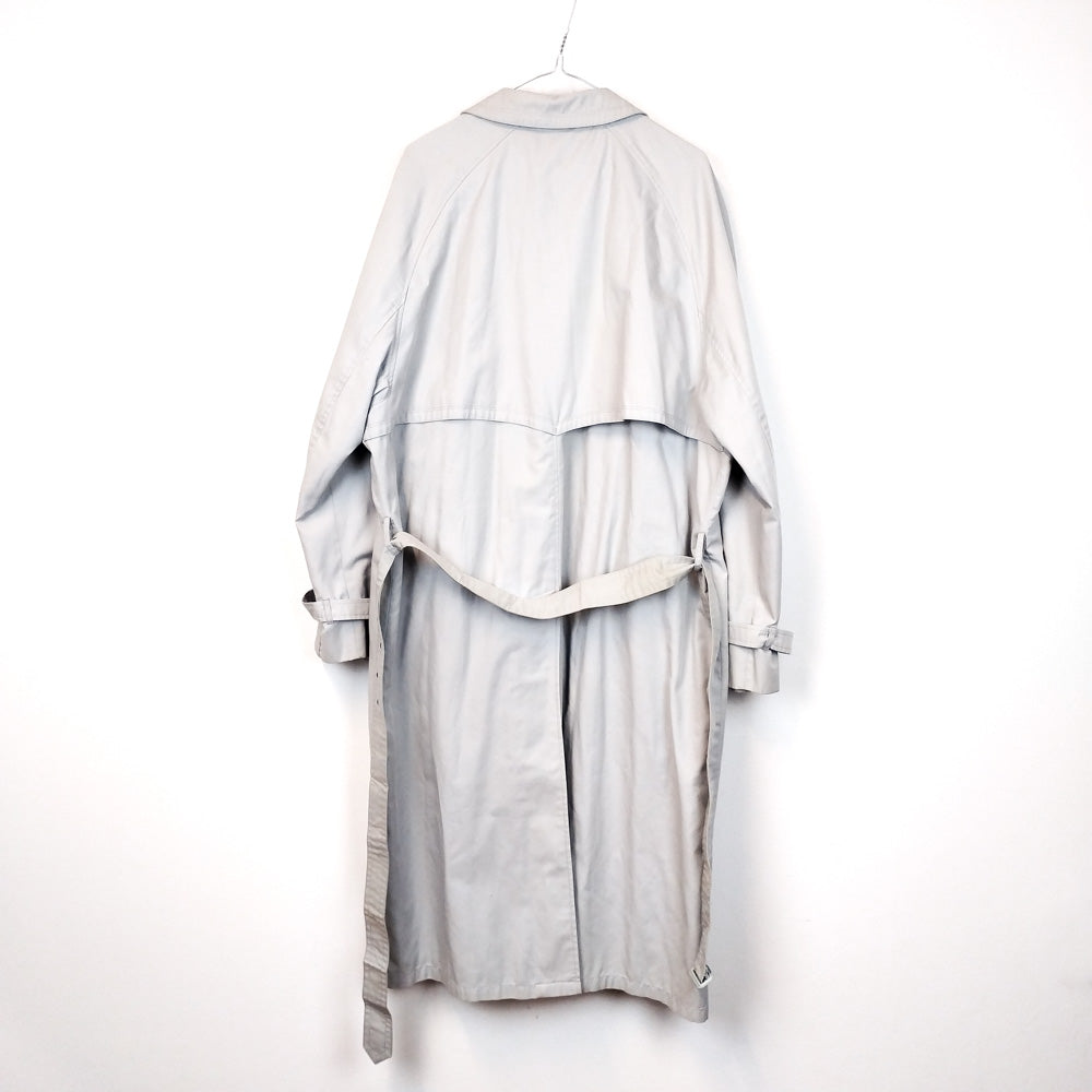 VIN-OUTW-33879 Vintage καμπαρντίνα μακριά γκρι L