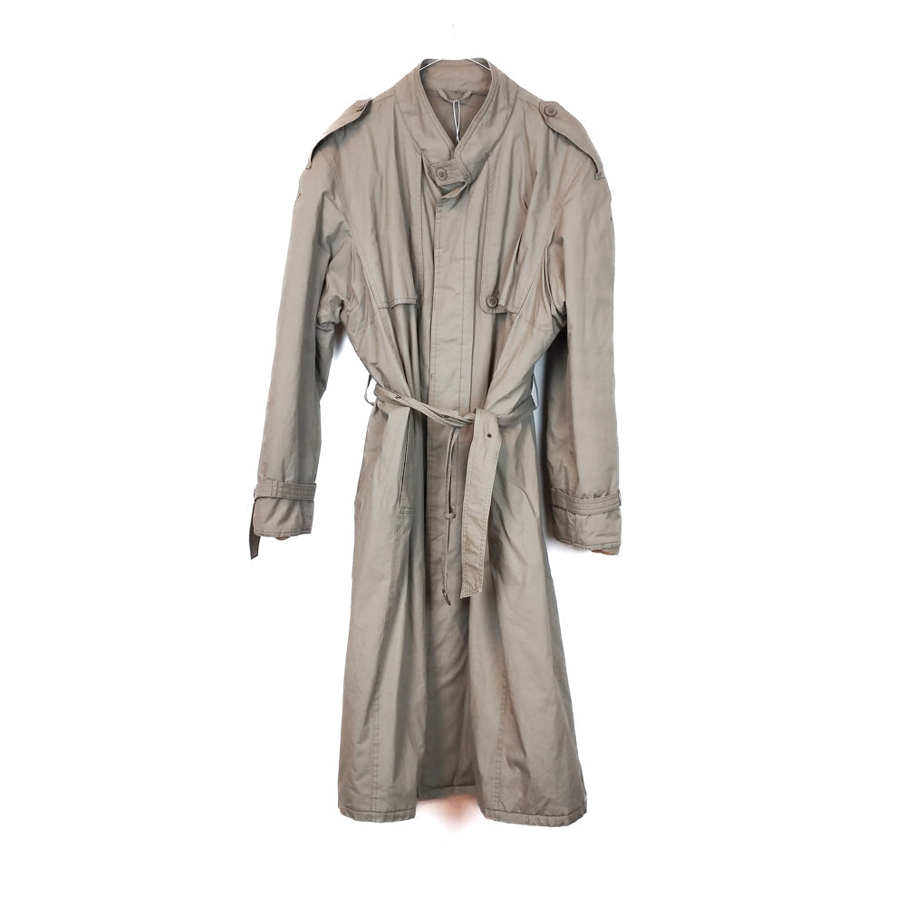 VIN-OUTW-33923 Vintage καμπαρντίνα μακριά γκρι Μ