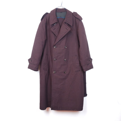 VIN-OUTW-34866 Vintage καμπαρντίνα μελιτζανί L