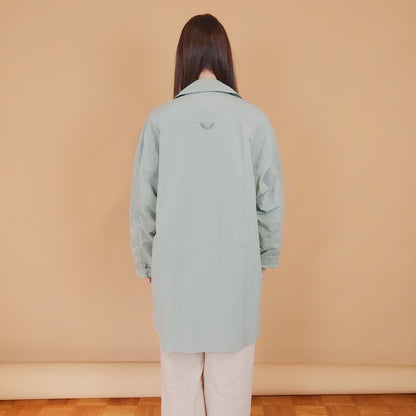 VIN-OUTW-34193 Vintage καμπαρντίνα γυναικεία αδιάβροχη M-L