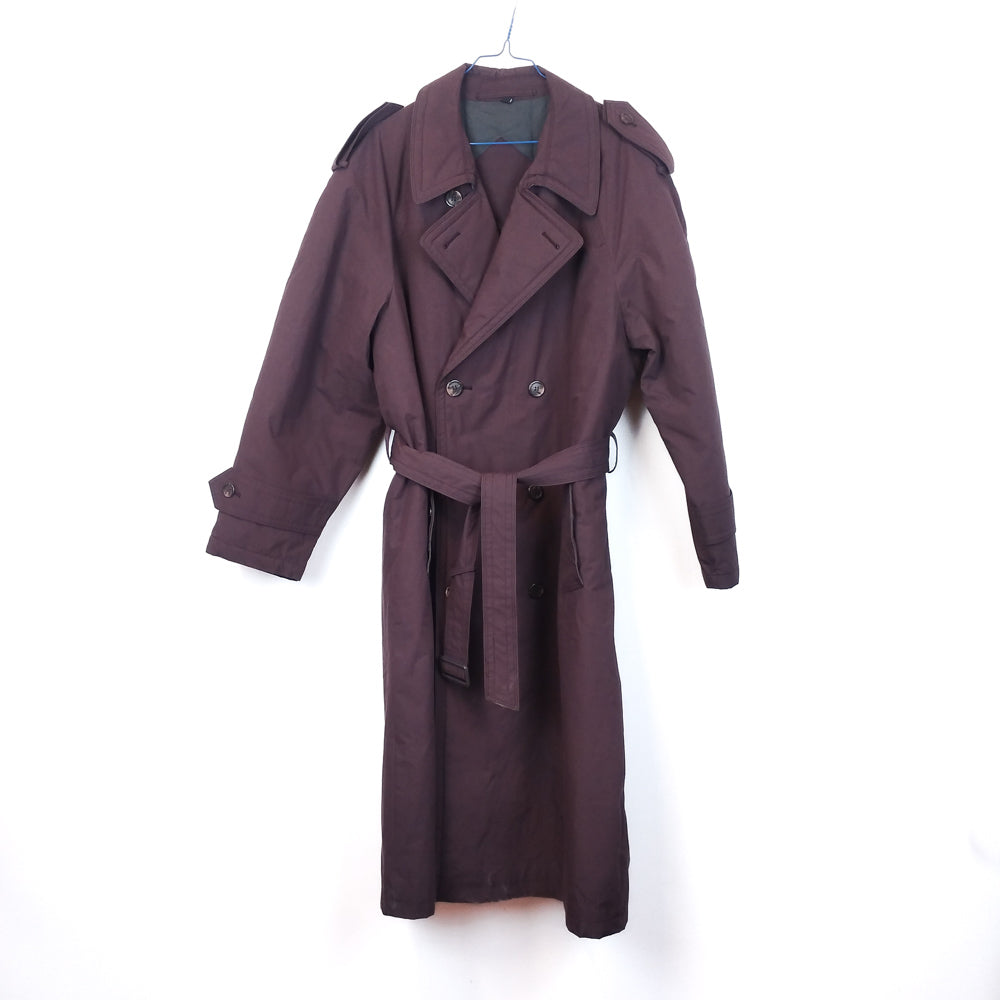 VIN-OUTW-34866 Vintage καμπαρντίνα μελιτζανί L
