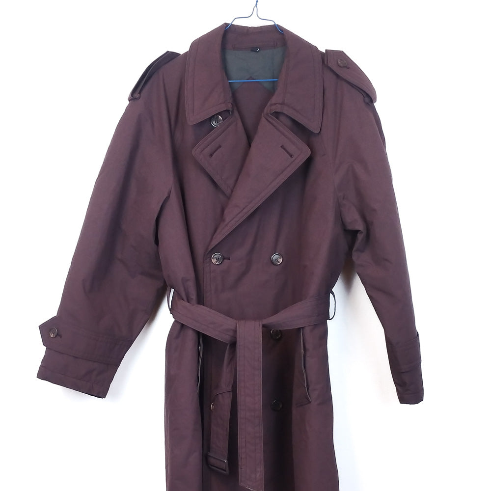 VIN-OUTW-34866 Vintage καμπαρντίνα μελιτζανί L