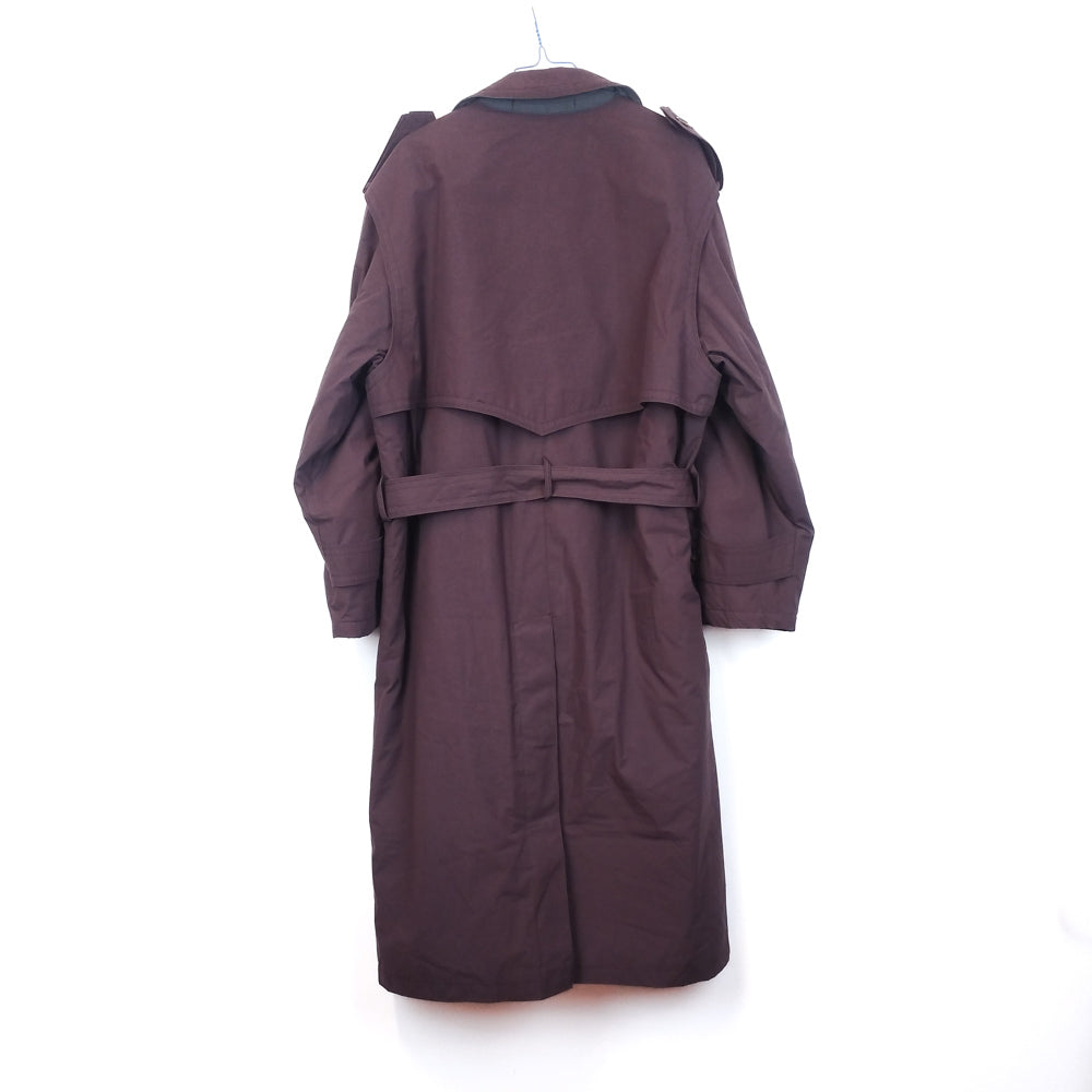 VIN-OUTW-34866 Vintage καμπαρντίνα μελιτζανί L
