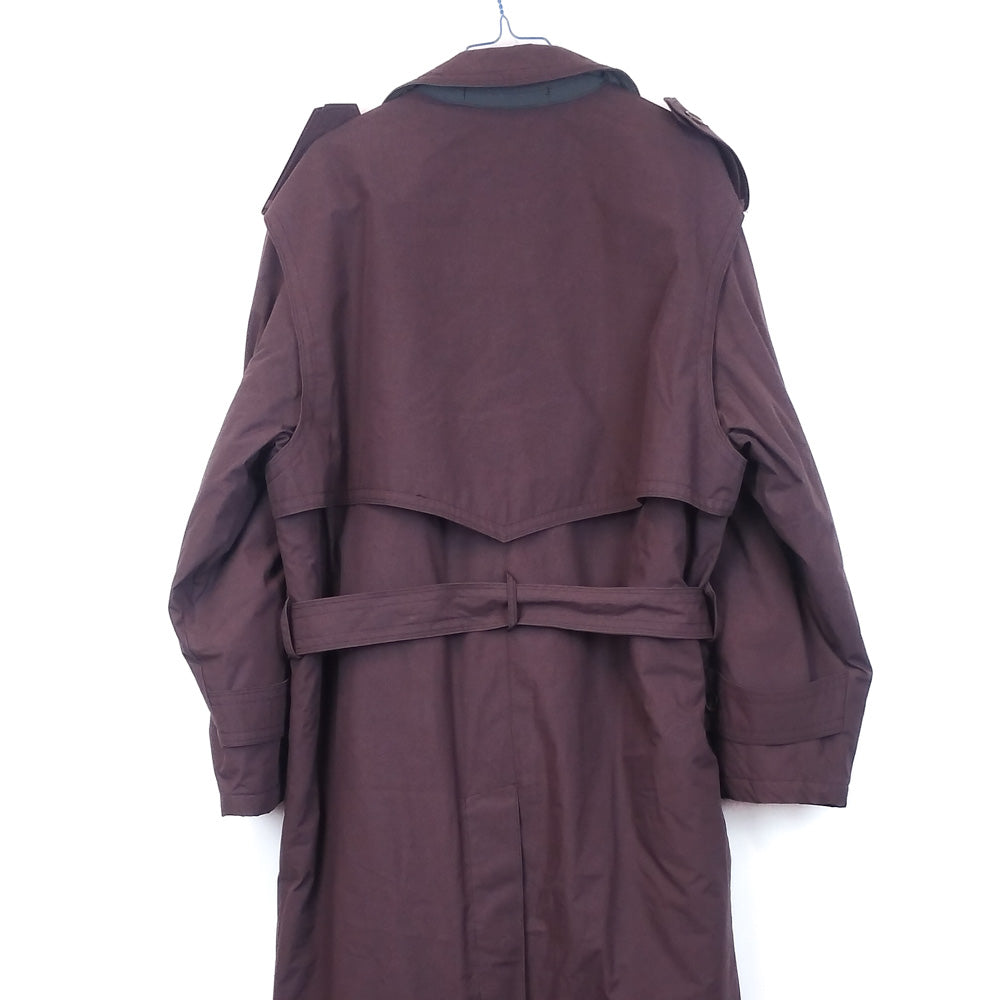 VIN-OUTW-34866 Vintage καμπαρντίνα μελιτζανί L