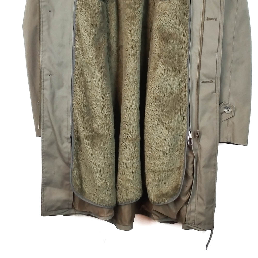 VIN-OUTW-33853 Vintage καμπαρντίνα λαδί unisex L