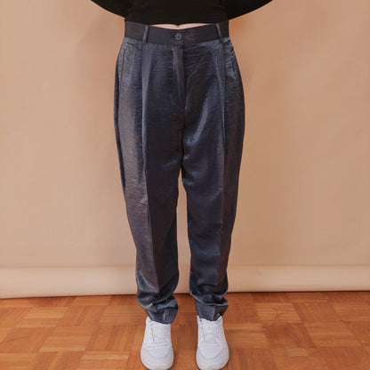 VIN-TR-32481 Vintage ψηλόμεσο παντελόνι lurex M-L