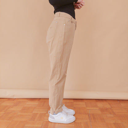 VIN-TR-32479 Vintage denim παντελόνι μπεζ M